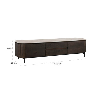 Richmond Interiors TV-Schrank Ritz brown TV-Schrank Richmond Interiors