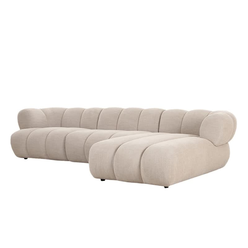 Pole to Pole Sofa New York 4-Sitzer (Lounge rechts) Beige 4-Sitzer Sofa Pole to Pole