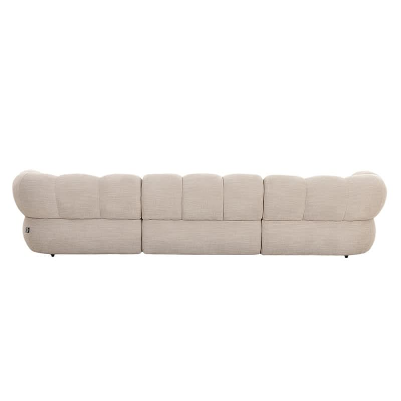 Pole to Pole Sofa New York 4-Sitzer (Lounge rechts) Beige 4-Sitzer Sofa Pole to Pole