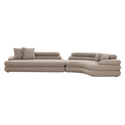 Pole to Pole Sofa Cairo 6-Sitzer Sand Boucle 6-Sitzer Sofa Pole to Pole