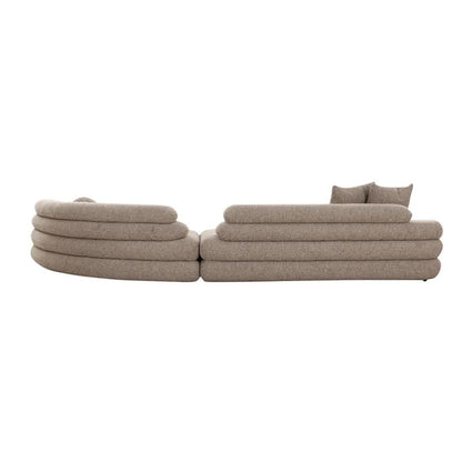 Pole to Pole Sofa Cairo 6-Sitzer Sand Boucle 6-Sitzer Sofa Pole to Pole