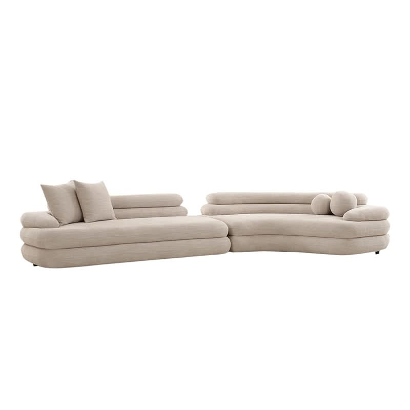 Pole to Pole Sofa Cairo 6-Sitzer Beige 6-Sitzer Sofa Pole to Pole