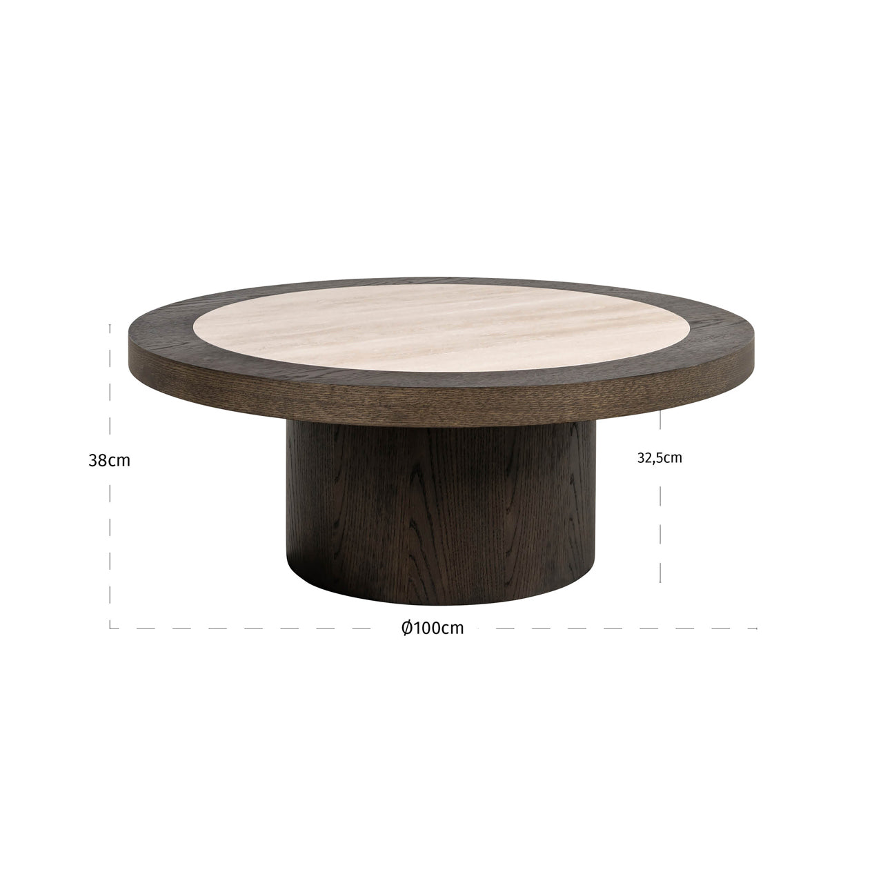 Richmond Interiors Couchtisch Nando brown Couchtisch Richmond Interiors