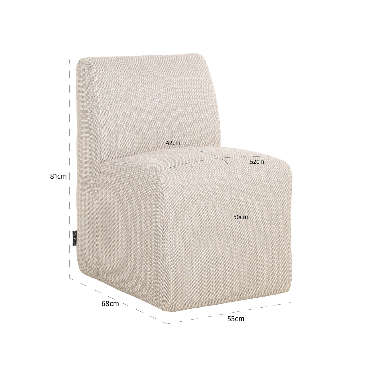Richmond Interiors Outdoor Stuhl Riva beige Outdoor Stuhl Richmond Interiors