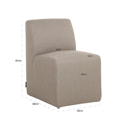 Richmond Interiors Outdoor Stuhl Riva taupe Outdoor Stuhl Richmond Interiors