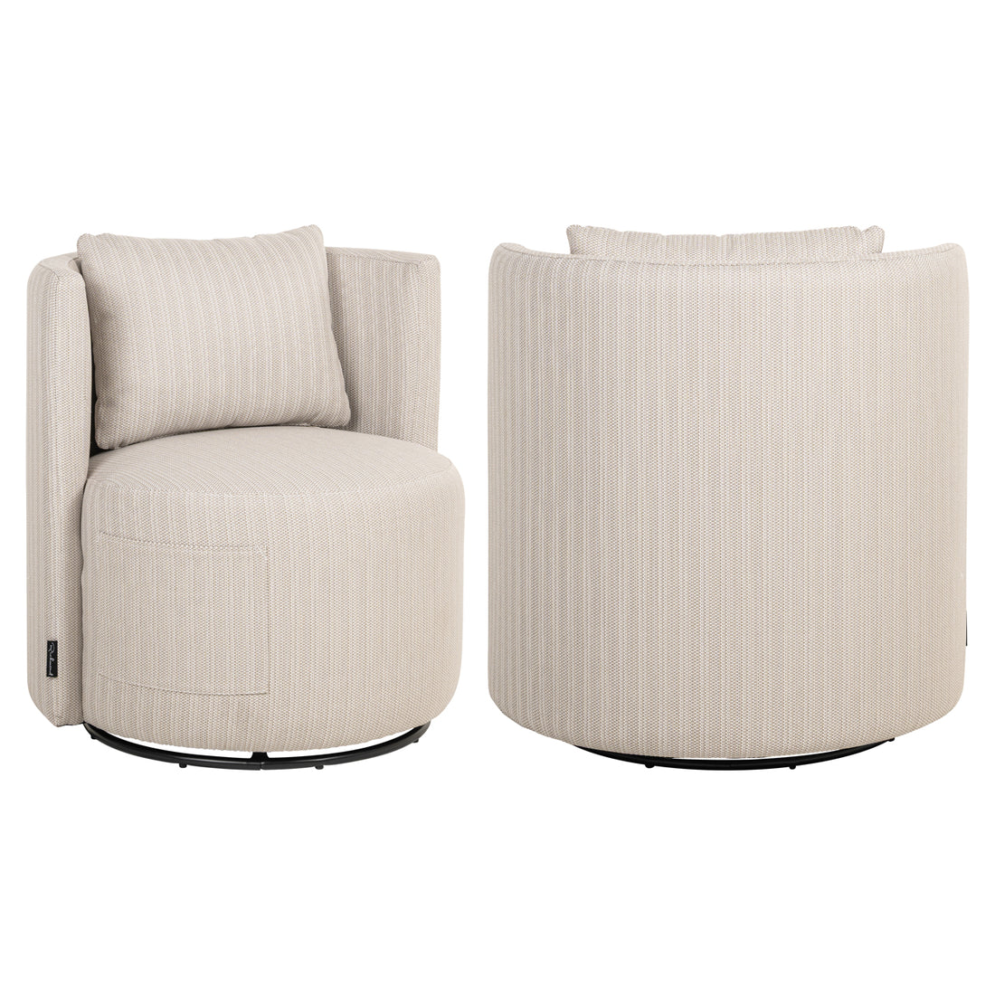 Richmond Interiors Outdoor Stuhl Marlin beige swivel Outdoor Stuhl Richmond Interiors