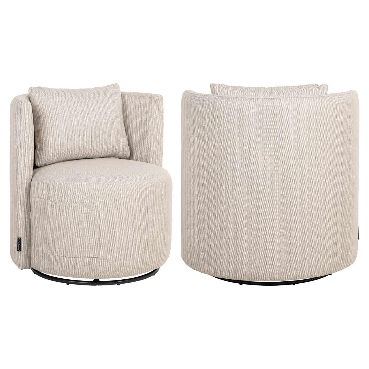 Richmond Interiors Outdoor Stuhl Marlin beige swivel Outdoor Stuhl Richmond Interiors