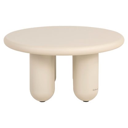 Richmond Interiors Couchtisch Calma beige 80Ø Couchtisch Richmond Interiors