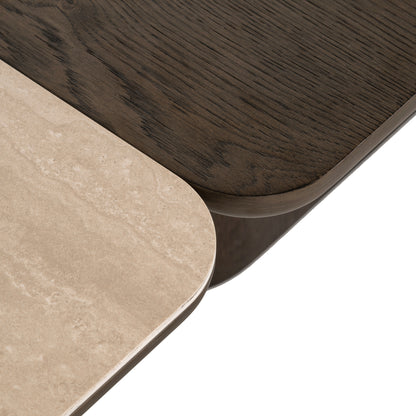 Richmond Interiors Couchtisch Nando brown (Set of 2) Couchtisch Richmond Interiors