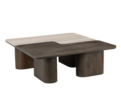 Richmond Interiors Couchtisch Nando brown (Set of 2) Couchtisch Richmond Interiors