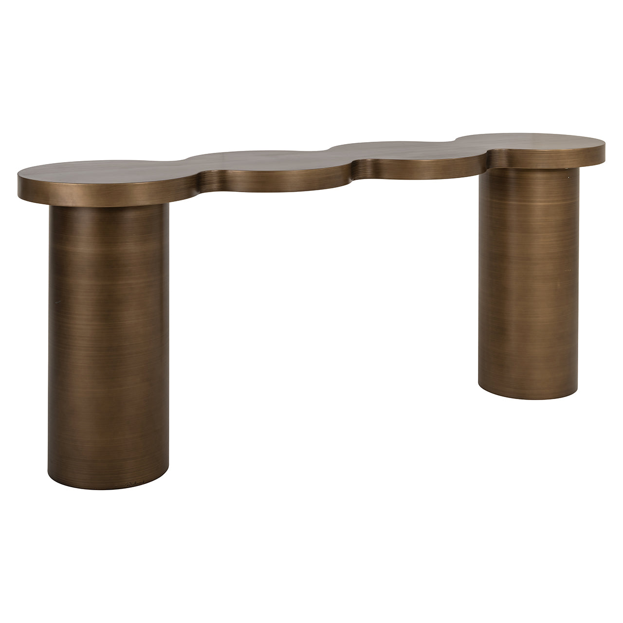 Richmond Interiors Wandkonsole Bubba (Brushed Gold) Konsolentisch Richmond Interiors