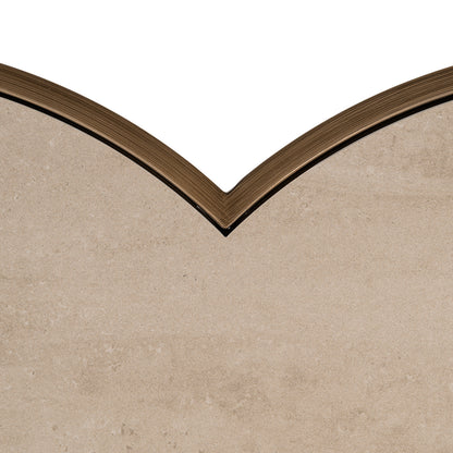Richmond Interiors Couchtisch Clover (Beige) Couchtisch rund Richmond Interiors