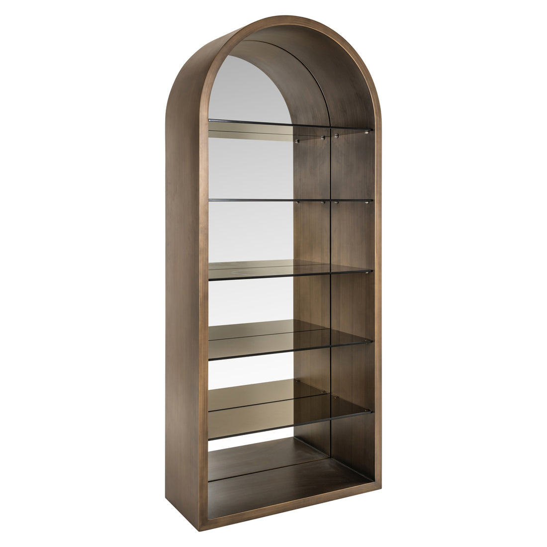 Richmond Interiors Vitrine Bowic brushed gold Vitrine Richmond Interiors