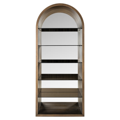Richmond Interiors Vitrine Bowic brushed gold Vitrine Richmond Interiors