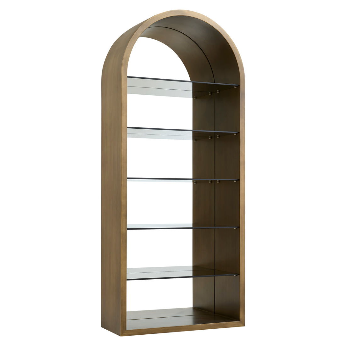 Richmond Interiors Vitrine Bowic brushed gold Vitrine Richmond Interiors