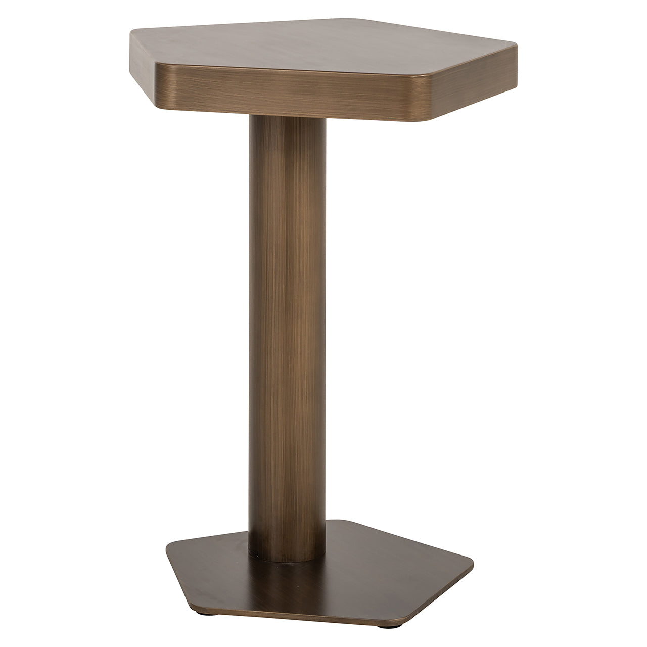 Richmond Interiors Sofatisch Hexa (Brushed Gold) Sofatisch Richmond Interiors