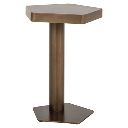 Richmond Interiors Beistelltisch Hexa brushed gold Beistelltisch Richmond Interiors