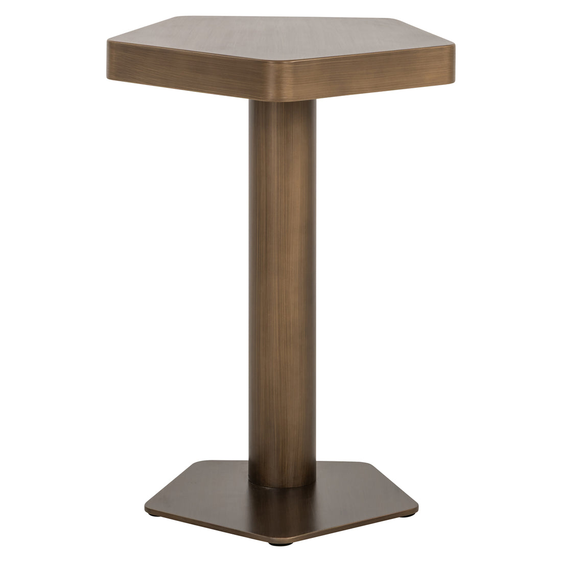 Richmond Interiors Beistelltisch Hexa brushed gold Beistelltisch Richmond Interiors