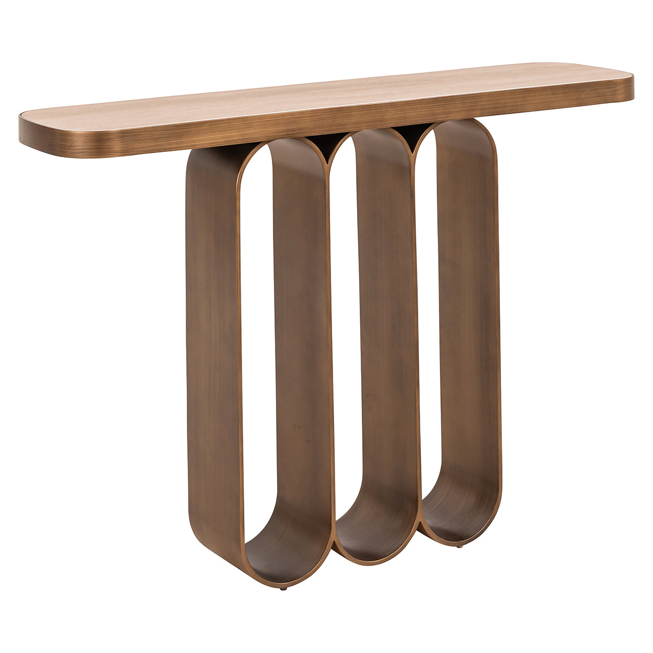 Richmond Interiors Konsolentisch Locarno – Brushed Gold Konsolentisch Richmond Interiors