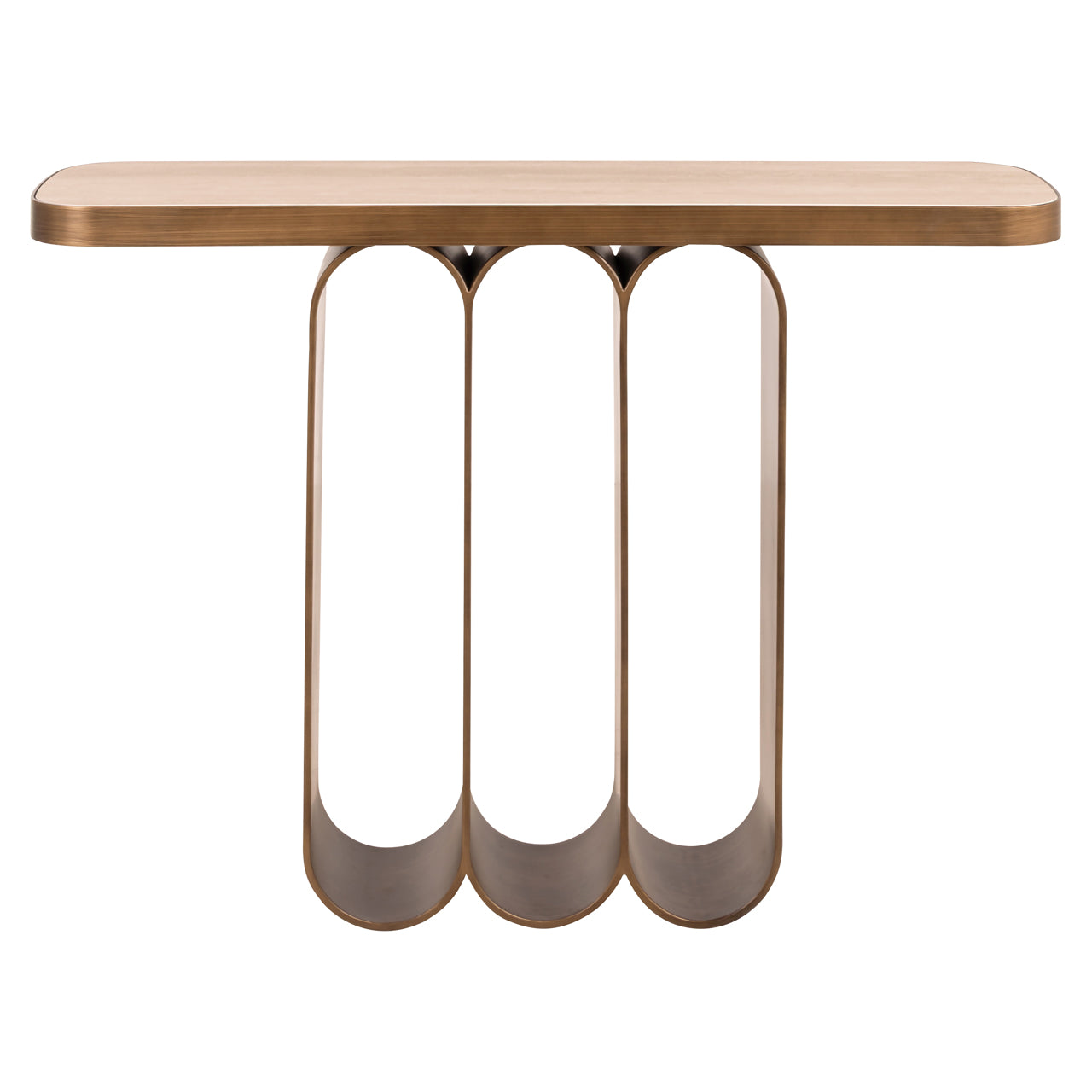 Richmond Interiors Konsole Locarno brushed gold Konsole Richmond Interiors