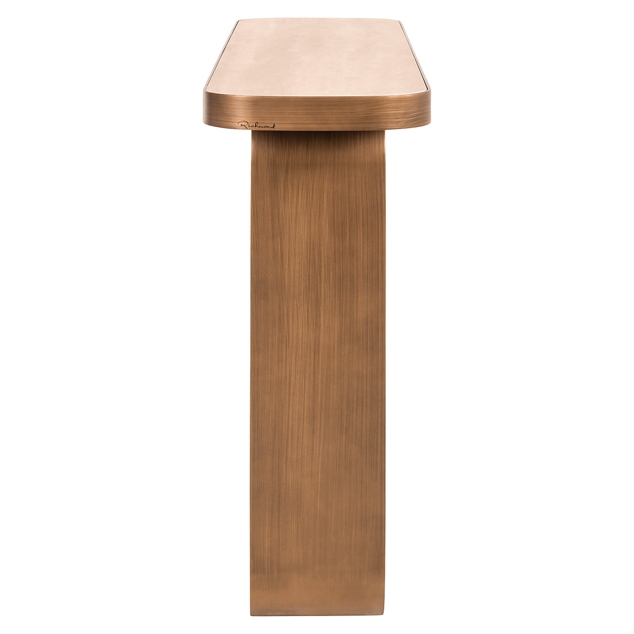 Richmond Interiors Konsolentisch Locarno – Brushed Gold Konsolentisch Richmond Interiors