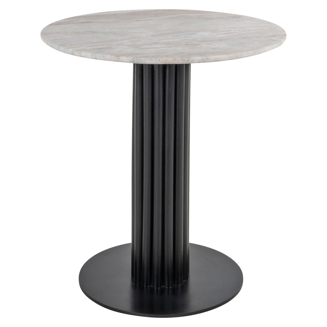 Richmond Interiors Bistro-Tisch Nyon Blush beige 75Ø Bistro-Tisch Richmond Interiors