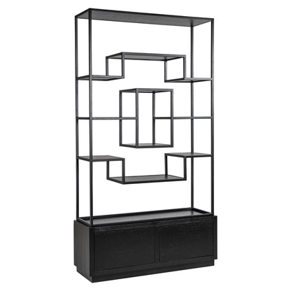 Richmond Interiors Vitrine Bonvoy black Vitrine Richmond Interiors