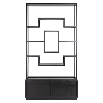 Richmond Interiors Vitrine Bonvoy black Vitrine Richmond Interiors