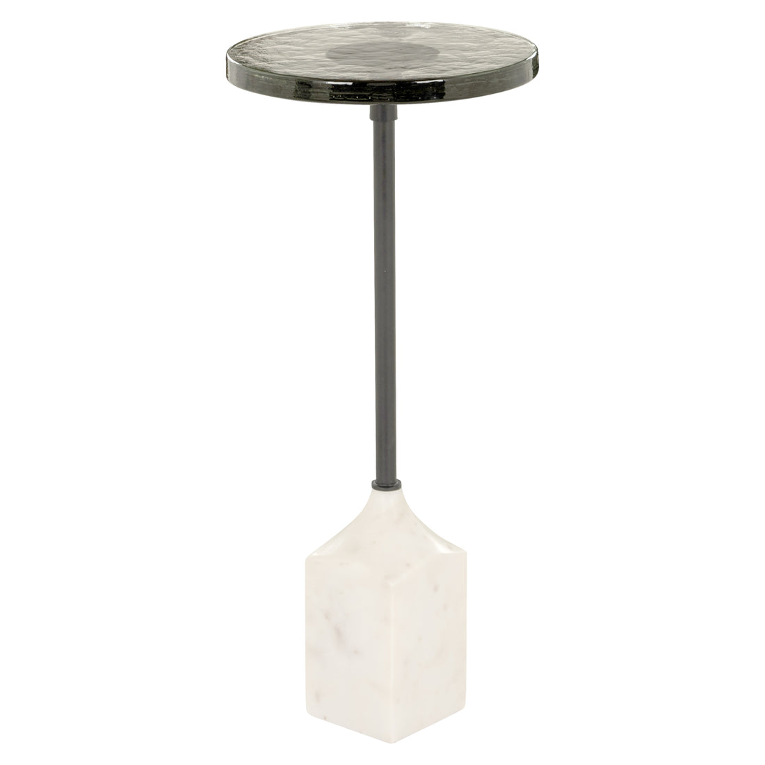 Richmond Interiors Beistelltisch Aurora white 27Ø Beistelltisch Richmond Interiors
