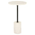 Richmond Interiors Beistelltisch Misty black/white 30Ø Beistelltisch Richmond Interiors