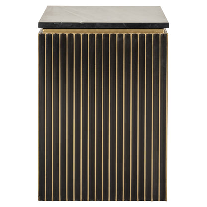 Richmond Interiors Nachttisch Les Arcs brushed gold Nachttisch Richmond Interiors