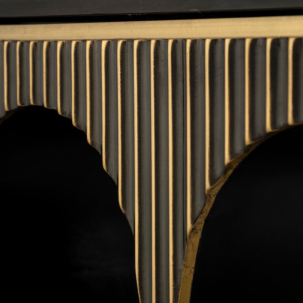 Richmond Interiors Konsole Les Arcs brushed gold Konsole Richmond Interiors