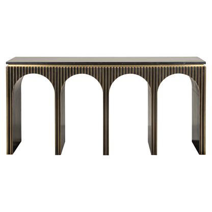 Richmond Interiors Konsole Les Arcs brushed gold Konsole Richmond Interiors
