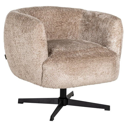 Richmond Interiors drehbarer Easy Chair Estelle (Sheep 01 nature) Drehsessel Richmond Interiors