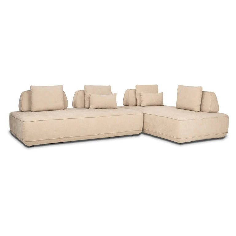Richmond Interiors Sofa Tudor mit abnehmbarer Rückenlehne sand olympus (Sand olympus) Ecksofa Richmond Interiors