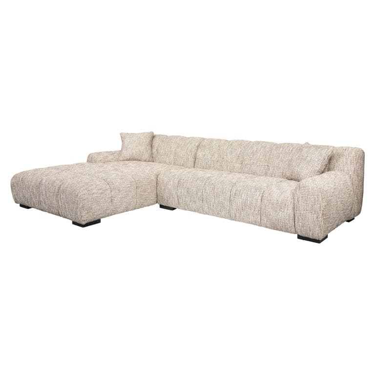 Richmond Interiors Sofa Hazel 3-Sitzer + Lounge links trendy nature (Be Trendy 01 Nature) 3-Sitzer Sofa Richmond Interiors