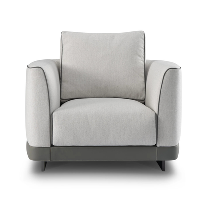 The Grand GREGORIO Sessel – Greige | Taupe Grau Polstersessel The Grand Collection
