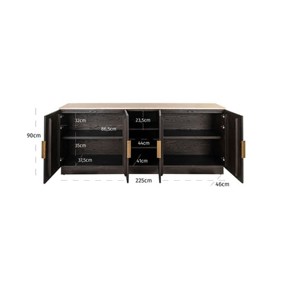 Richmond Interiors – Sideboard Claremont Brown Sideboard Richmond Interiors