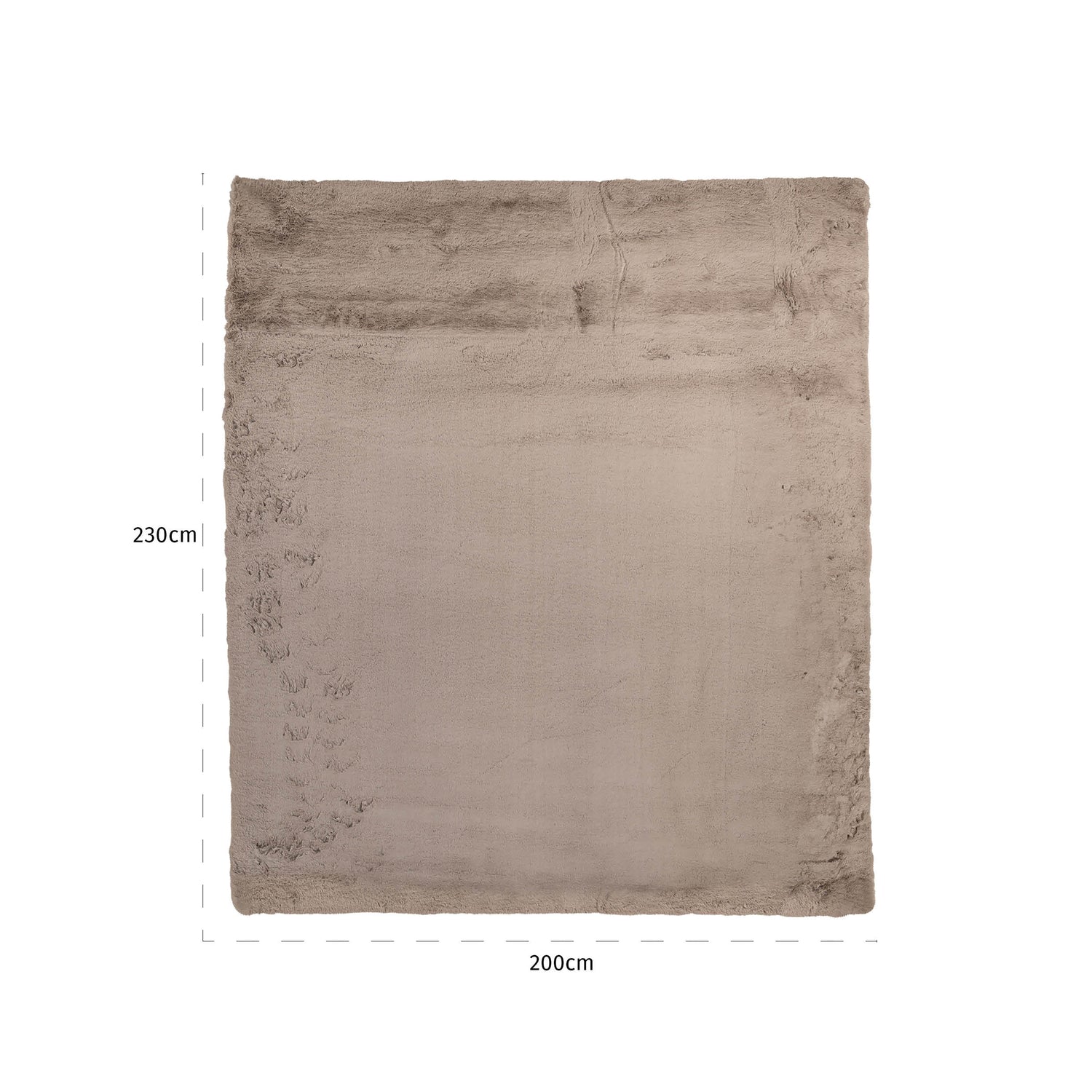 Richmond Interiors Teppich Saifo Furry 200x230 (Sand) Eckiger Teppich 200 x 300 cm Richmond Interiors
