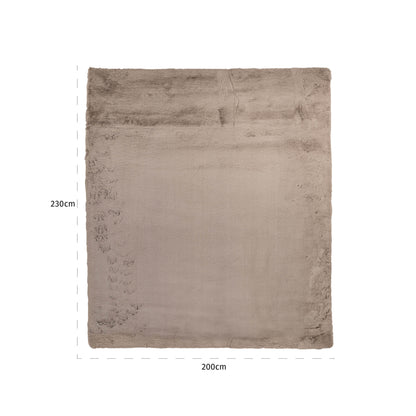 Richmond Interiors Teppich Saifo Furry 200x230 (Sand) Eckiger Teppich 200 x 300 cm Richmond Interiors