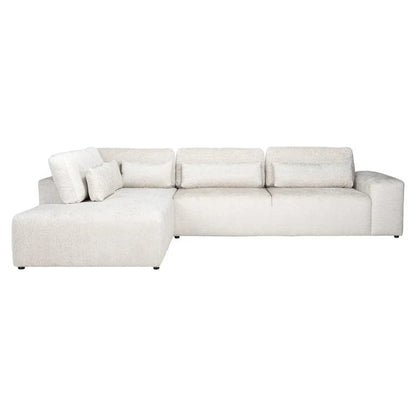 Richmond Interiors - Couch Lund 3 Sitzer + Ottomane links cream fusion 4-Sitzer Sofa Richmond Interiors