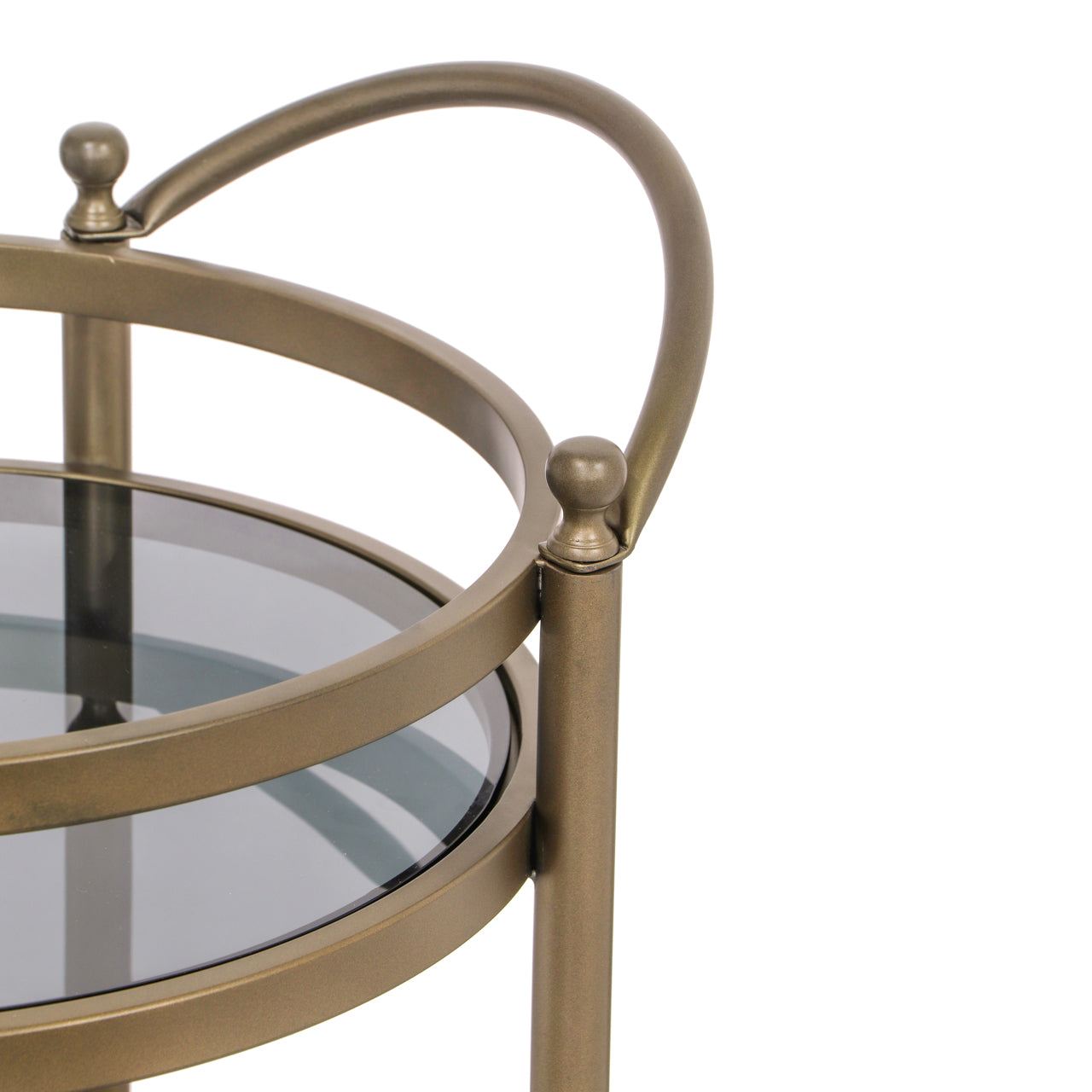 Richmond Interiors Servierwagen Hendricks brushed gold Servierwagen Richmond Interiors