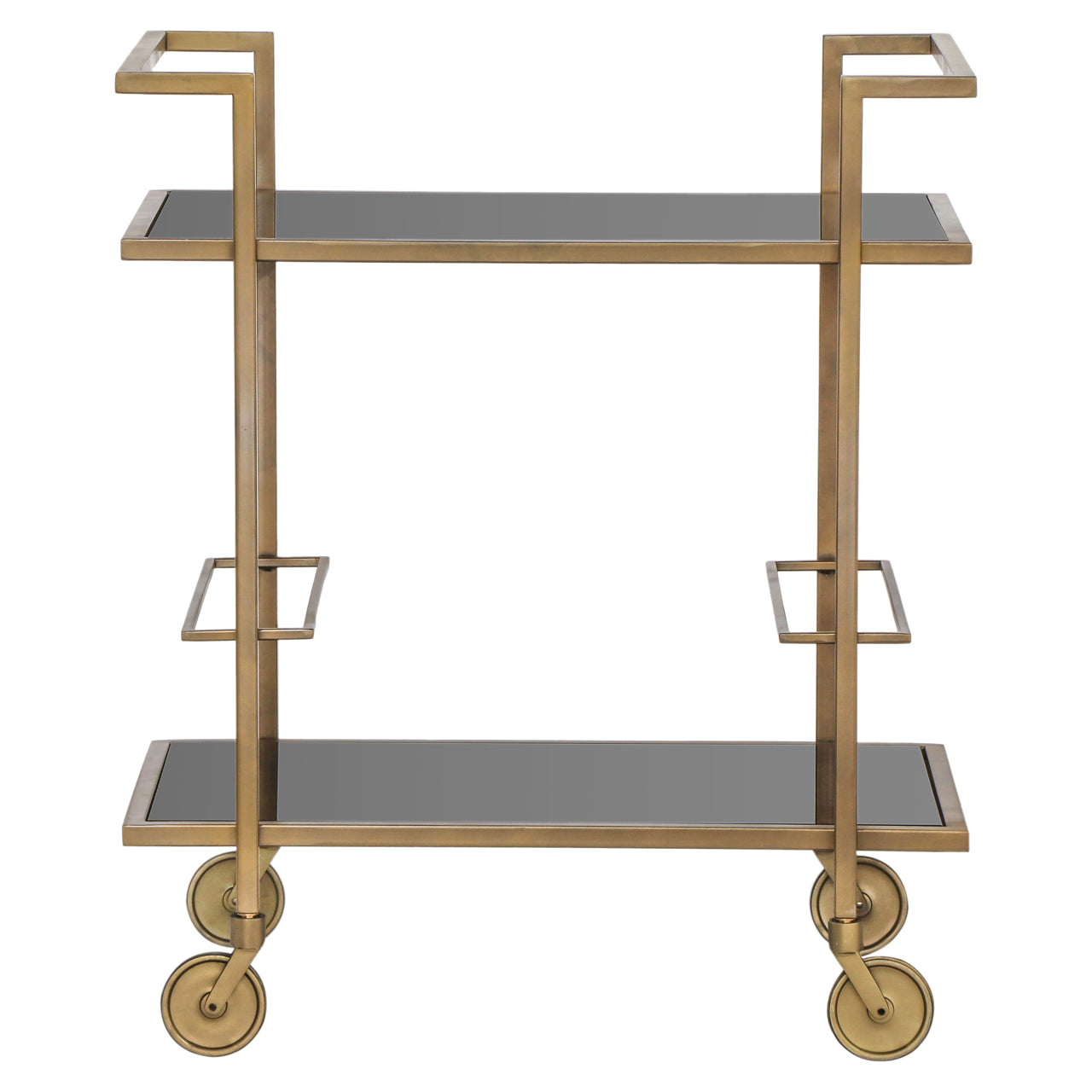 Richmond Interiors Servierwagen Xo brushed gold