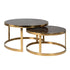 Richmond Interiors Couchtisch Conrad gold (Set of 2) Couchtisch Richmond Interiors