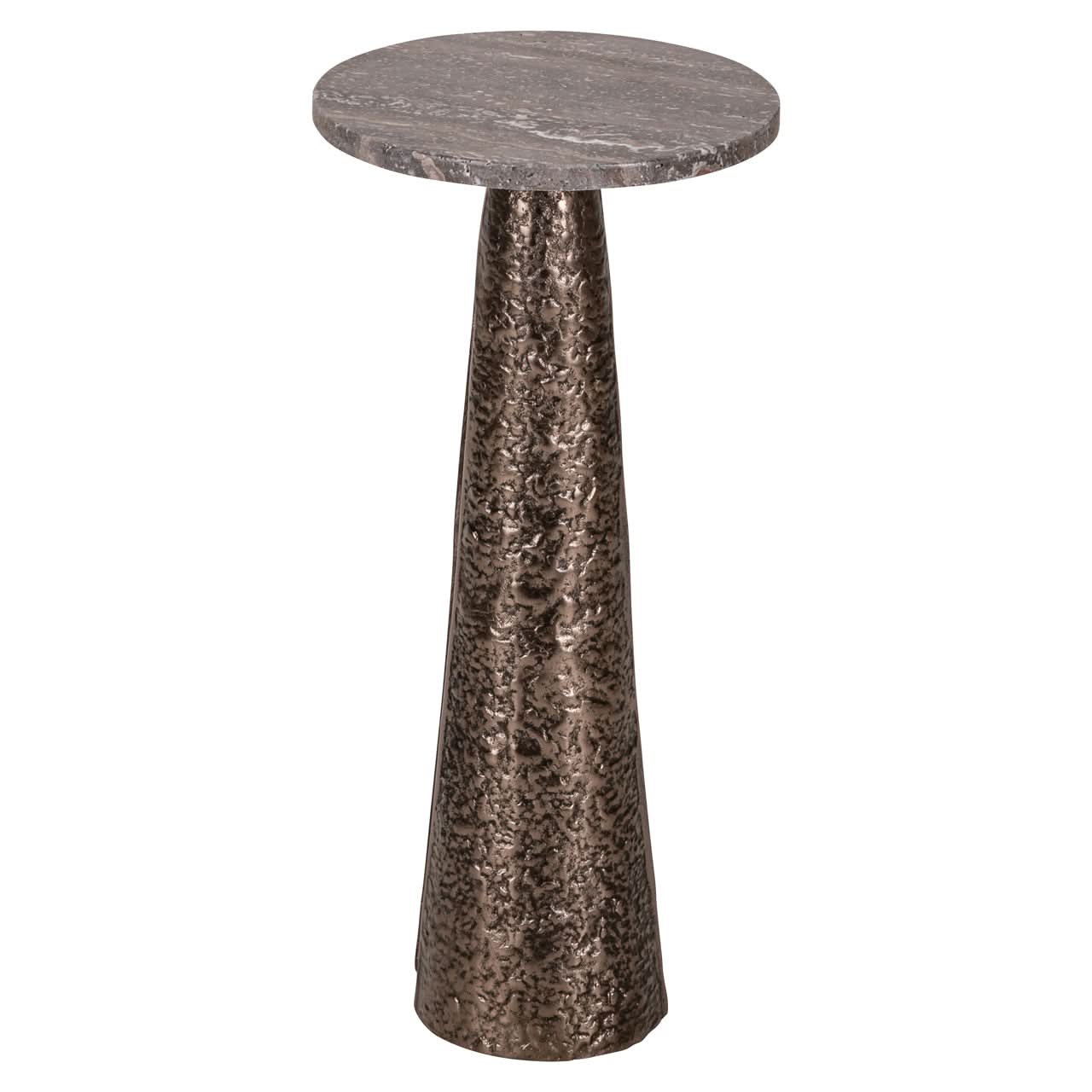 Richmond Interiors Beistelltisch Eldora Bronze – Ø 25 cm Beistelltisch rund Richmond Interiors