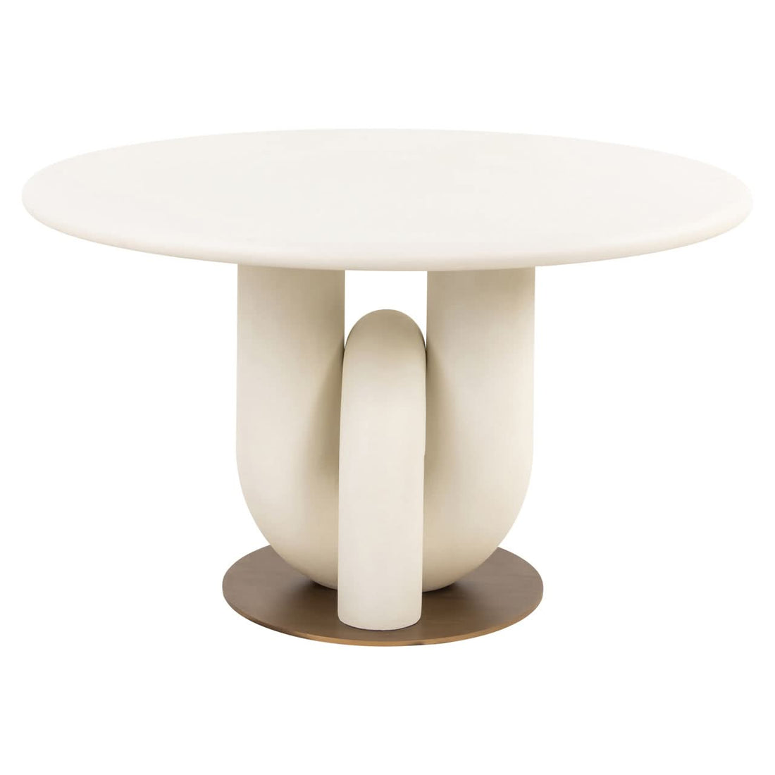 Richmond Interiors – Esstisch Winslow white 135Ø Esstisch rund Richmond Interiors