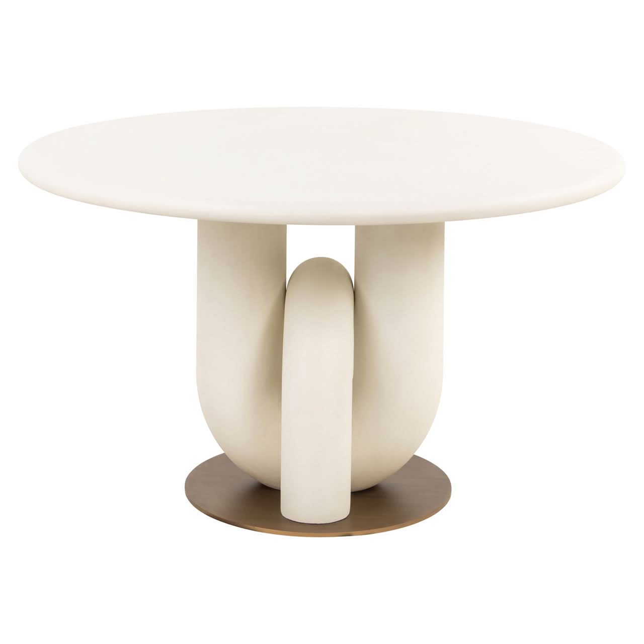 Richmond Interiors – Esstisch Winslow white 135Ø Esstisch rund Richmond Interiors