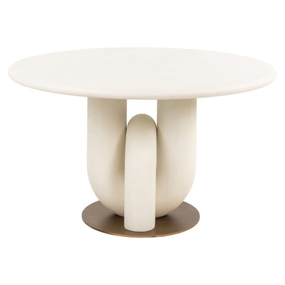 Richmond Interiors – Esstisch Winslow white 135Ø Esstisch rund Richmond Interiors