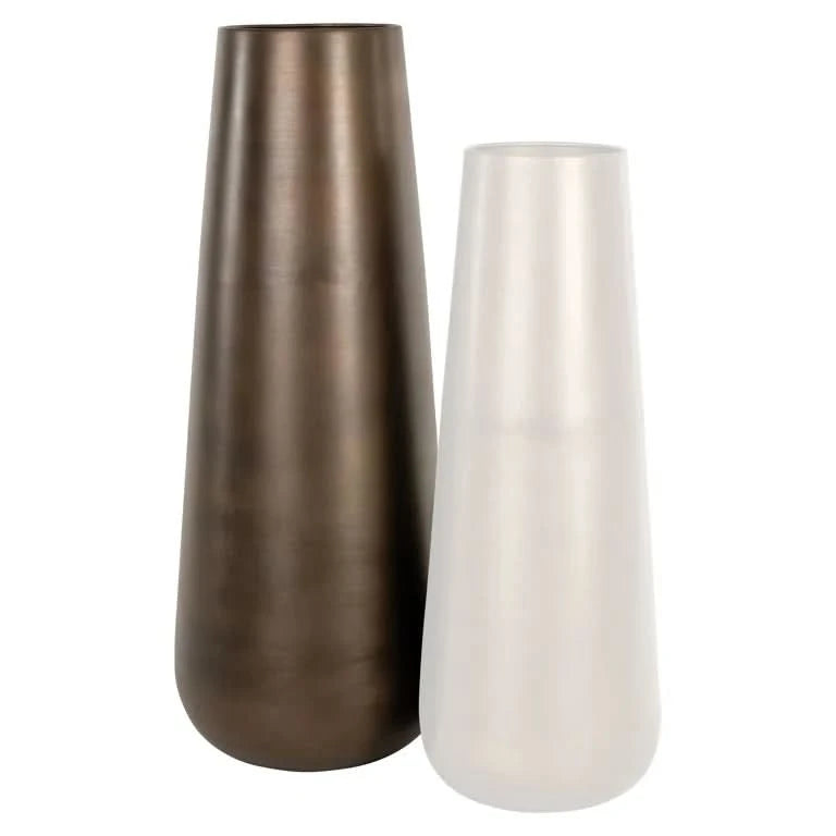 Richmond Interiors Vase Kenza – groß (Brass Antique) Vase Richmond Interiors