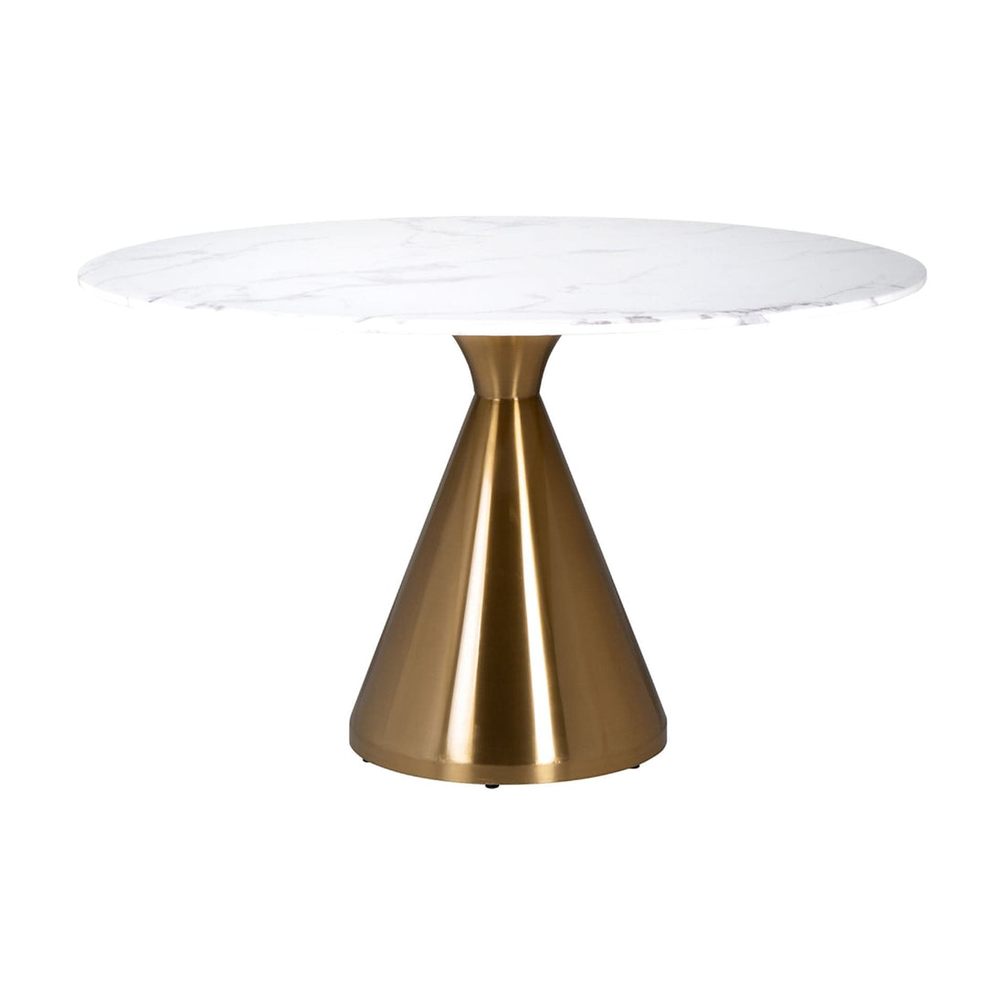 Richmond Interiors - Esstisch Tenille 130Ø (Brushed Gold) Esstisch rund Richmond Interiors